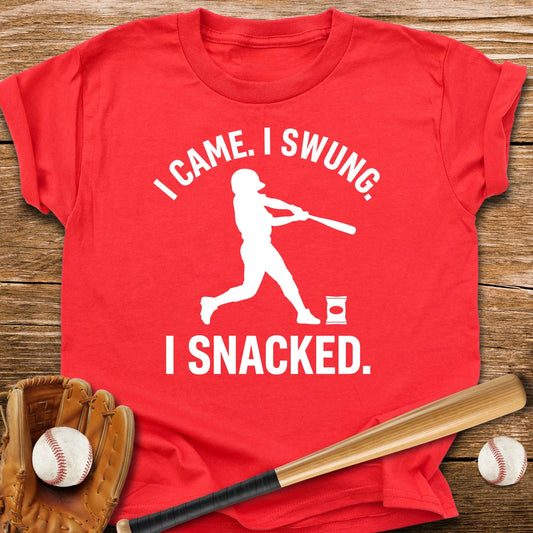 I Came I Swung I Snacked Youth Tee - HomeRun PrintsKids clothes