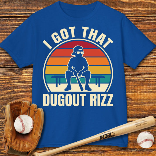 I Got That Dugout Rizz Kids T-shirt - HomeRun PrintsKids clothes