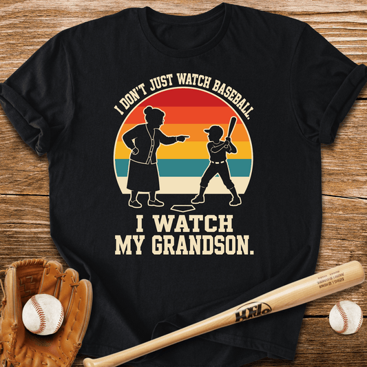 I Watch My Grandson T-Shirt - HomeRun PrintsT-Shirt