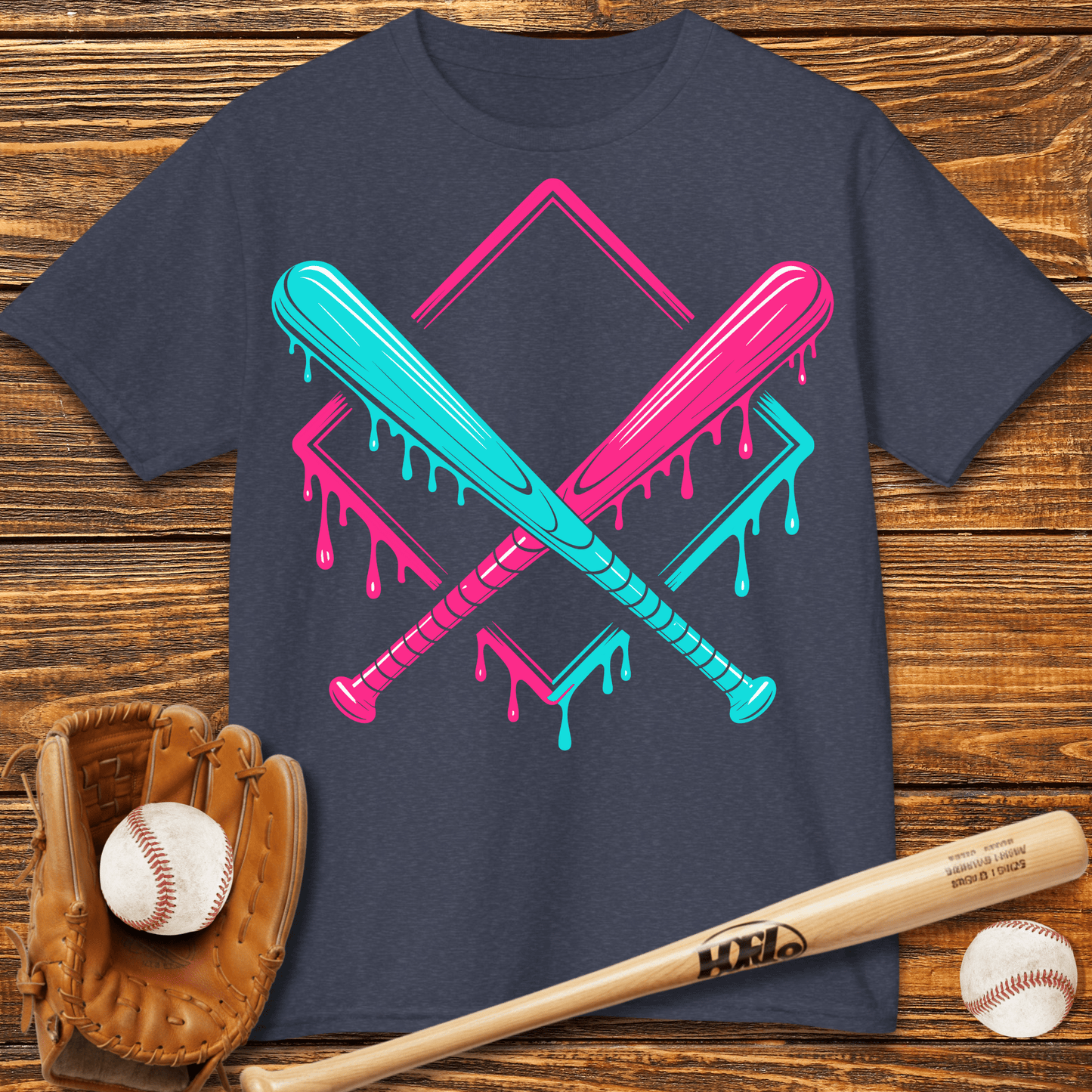 Ice Cream Drip Kids T-Shirt - HomeRun PrintsKids clothes