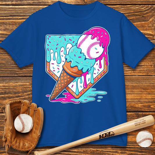 Ice Cream Drip Kids T-Shirt - HomeRun PrintsKids clothes