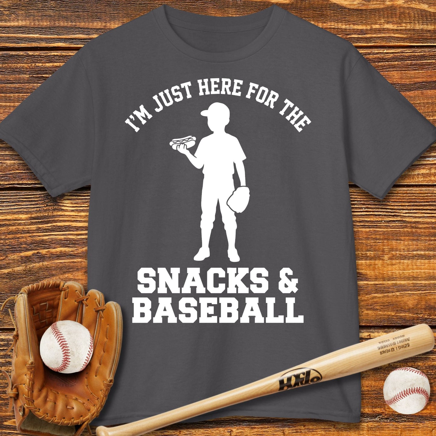Just Here For Snacks Kids T-shirt - HomeRun PrintsKids clothes