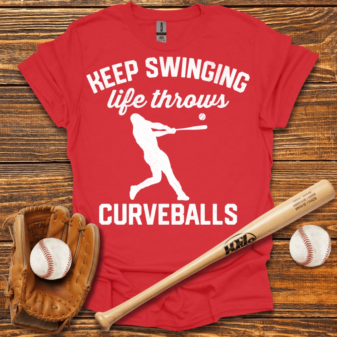 Keep Swinging T-Shirt - HomeRun PrintsT-Shirt