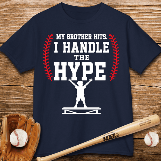 Little Brother Runs Hype Kids T-shirt - HomeRun PrintsKids clothes