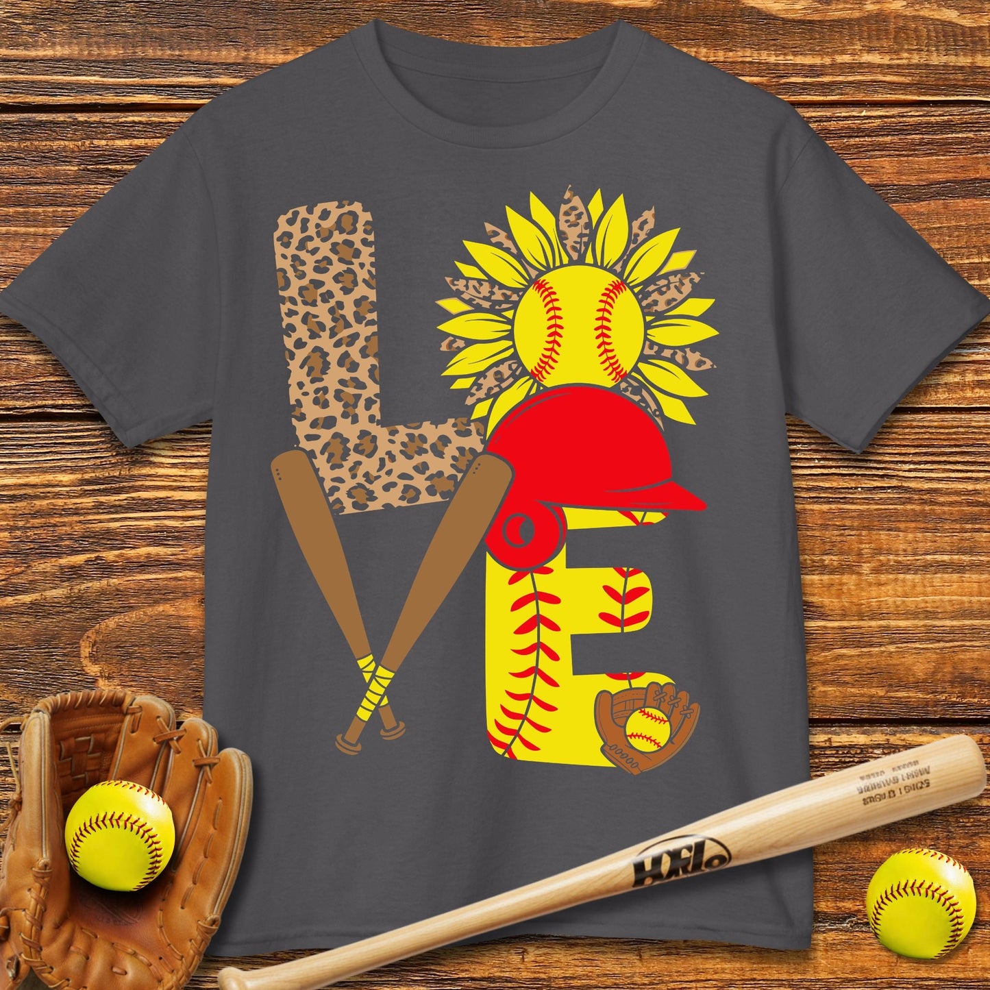 Love Softball Kids T-shirt - HomeRun PrintsKids clothes