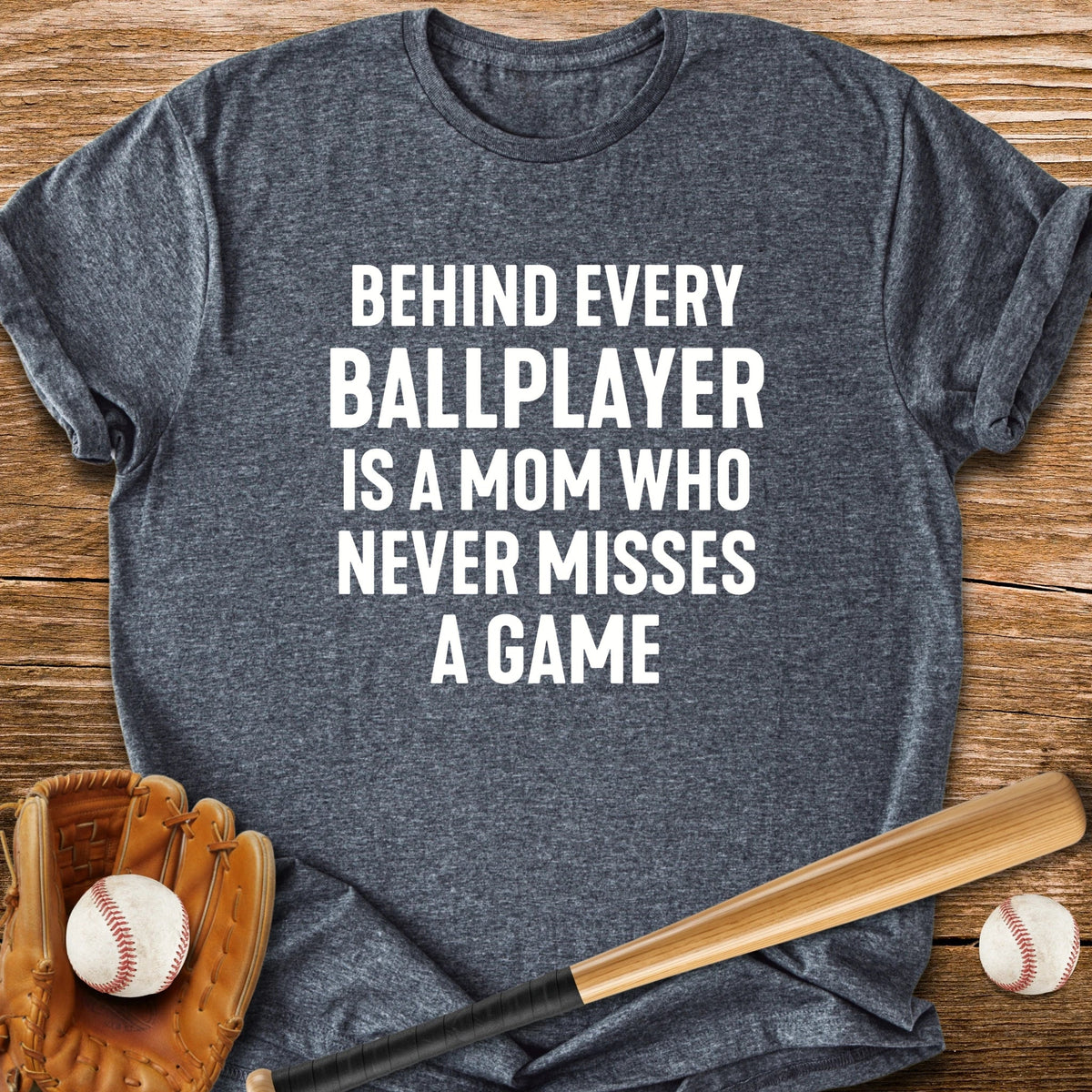 Mom Who Never Misses - HomeRun PrintsT-Shirt