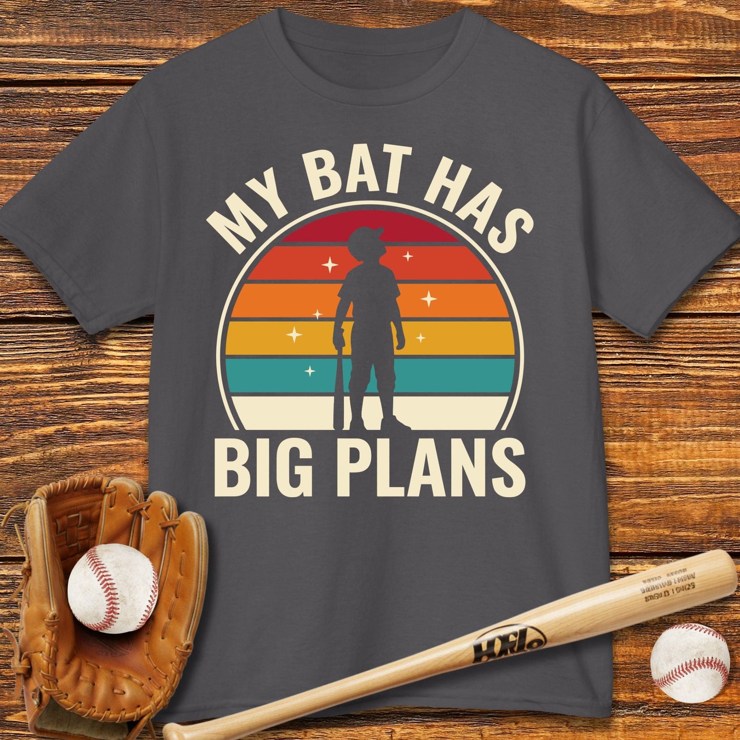 My Bat Has Big Plans Kids T-shirt - HomeRun PrintsKids clothes
