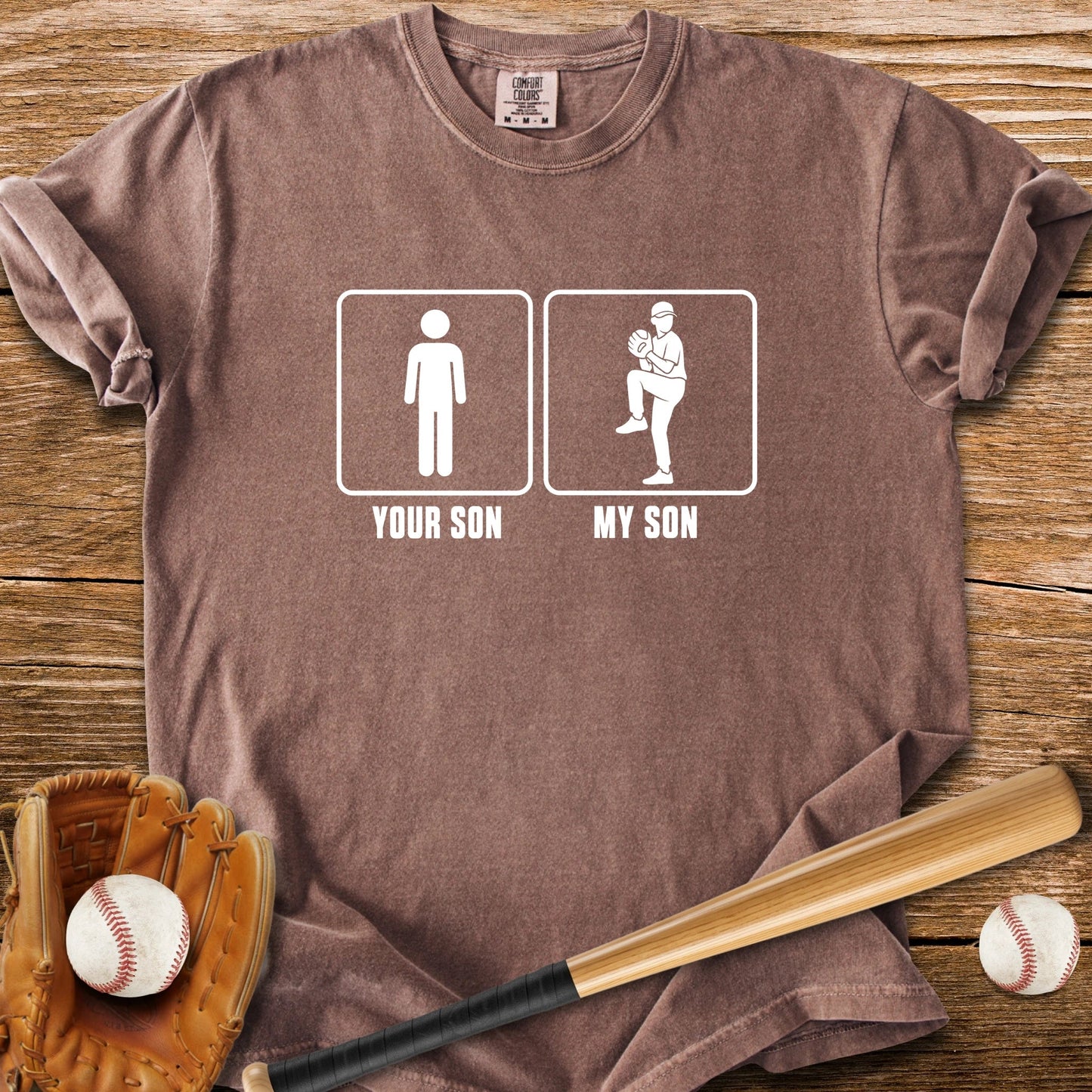 My Son Pitches - HomeRun PrintsComfort Colors