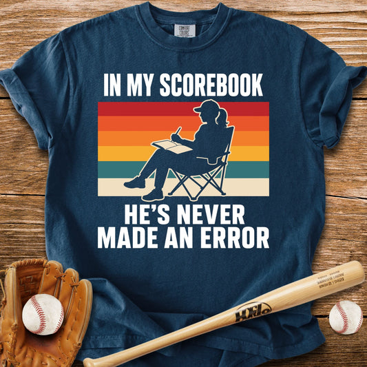 Never An Error In My Book T-Shirt - HomeRun PrintsComfort Colors