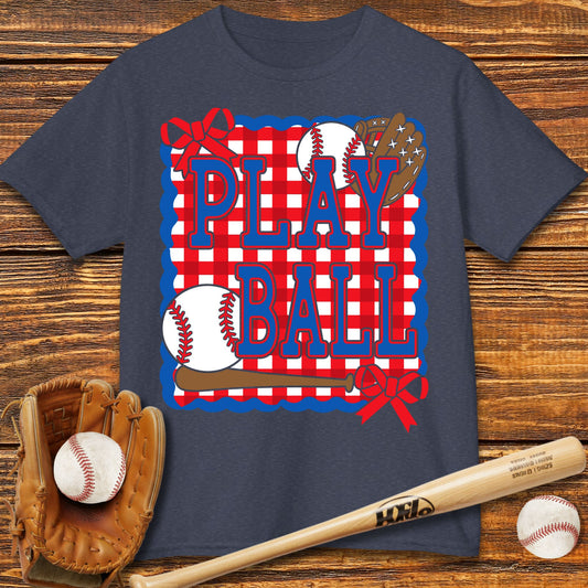 Play Ball Baseball Kids T-shirt - HomeRun PrintsKids clothes