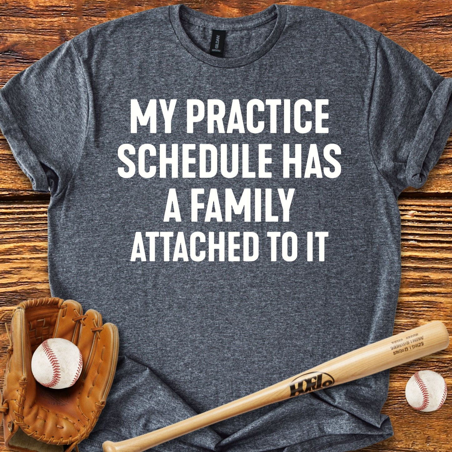 Practice Schedule T-Shirt - HomeRun PrintsT-Shirt