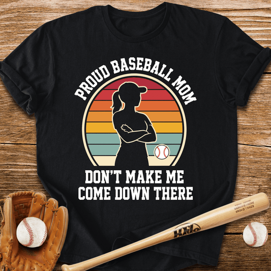 Proud Baseball Mom T-Shirt - HomeRun PrintsT-Shirt