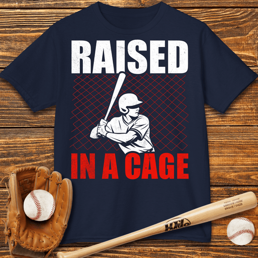 Raised In A Cage Kids T-Shirt - HomeRun PrintsKids clothes