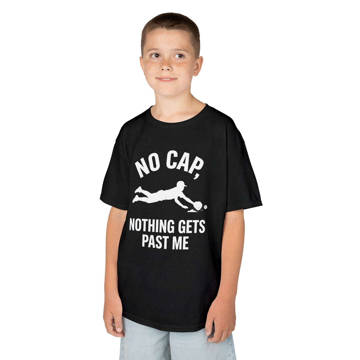 Shortstop Nothing Gets Past Me Kids T-shirt - HomeRun PrintsKids clothes