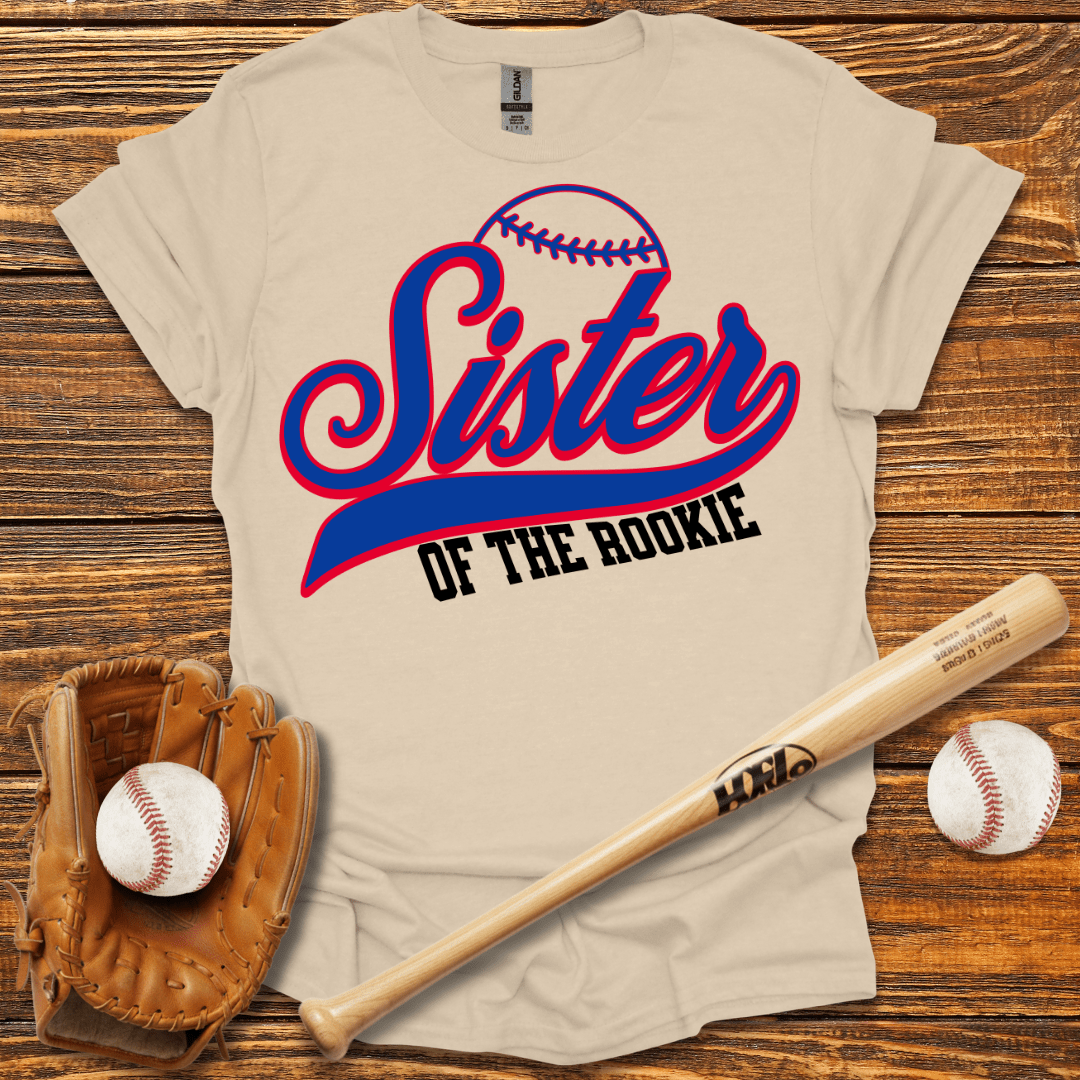 Sister Of The Rookie T-Shirt - HomeRun PrintsT-Shirt