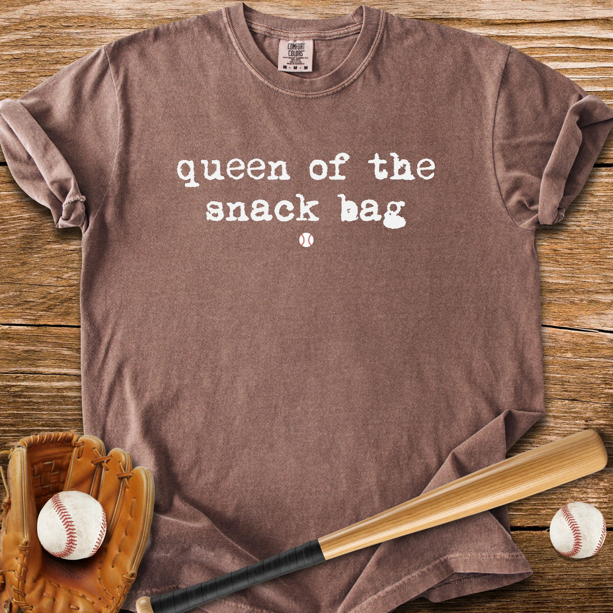 Snack Bag Reigning Queen - HomeRun PrintsComfort Colors
