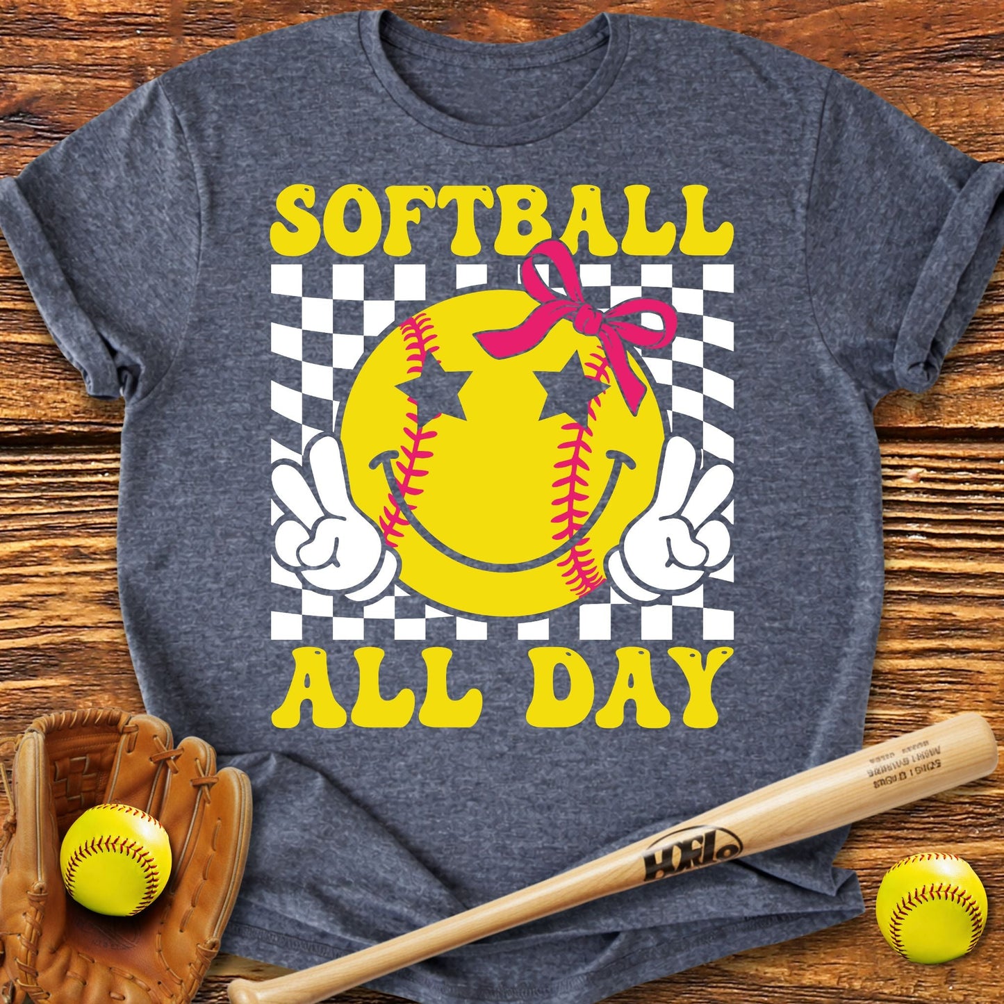 Softball All Day T-Shirt - HomeRun PrintsT-Shirt