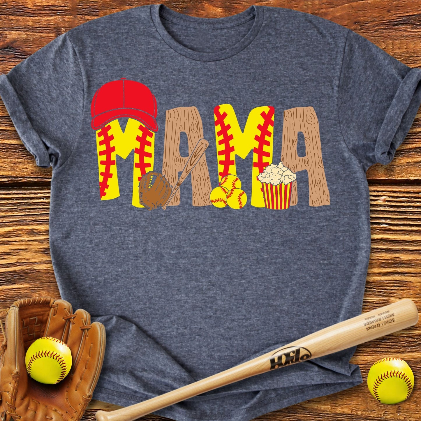Softball Mama T-Shirt - HomeRun PrintsT-Shirt