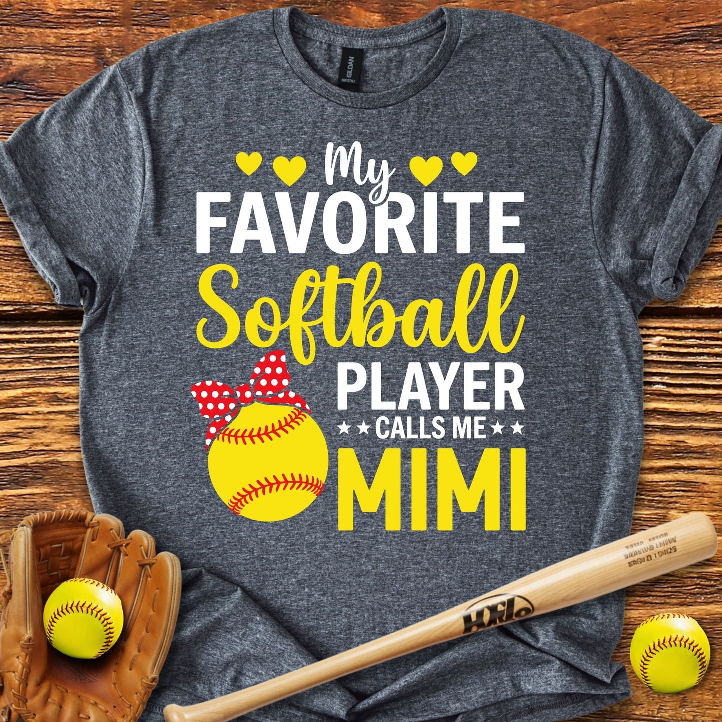 Softball Mimi T-Shirt - HomeRun PrintsT-Shirt