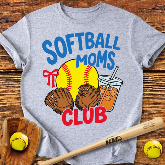 Softball Moms Club T-Shirt - HomeRun PrintsT-Shirt