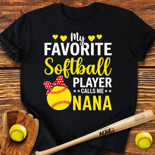 Softball Nana T-Shirt - HomeRun PrintsT-Shirt