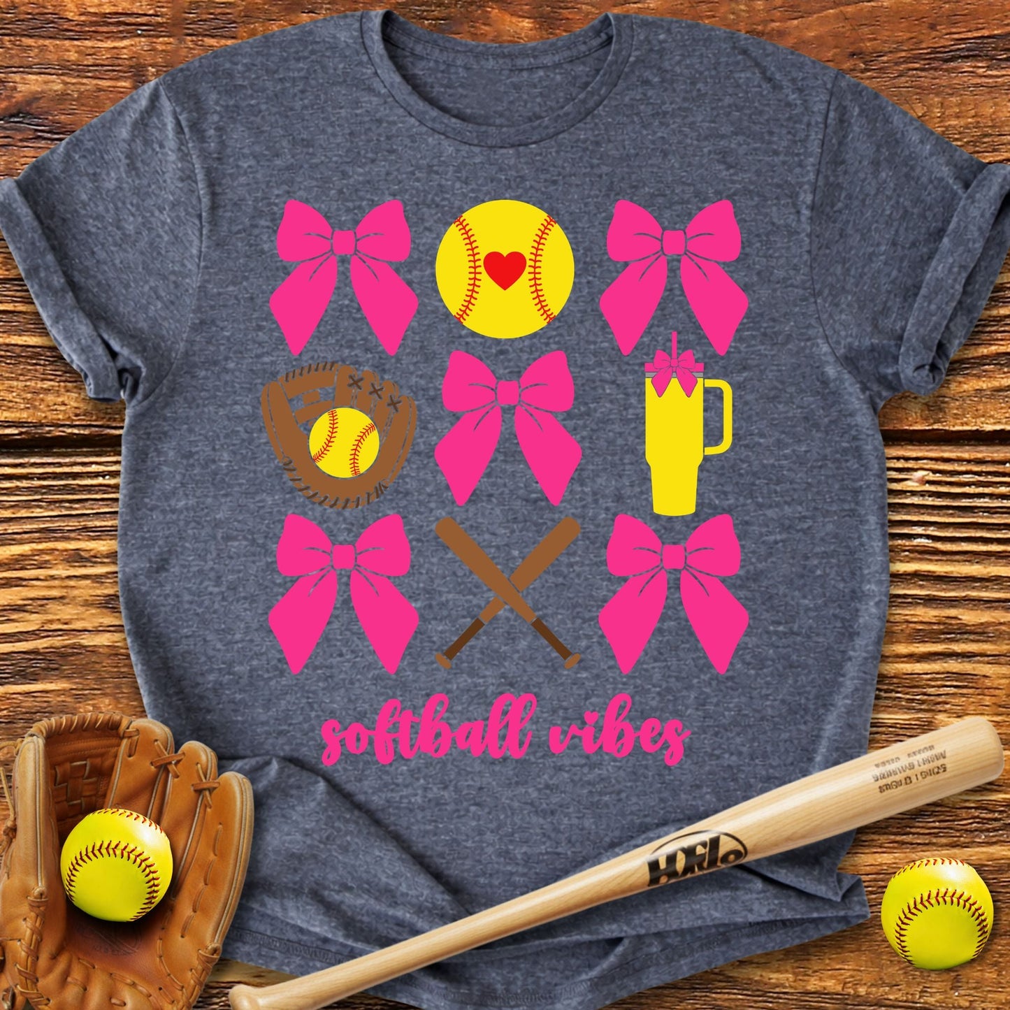 Softball VibesT-Shirt - HomeRun PrintsT-Shirt