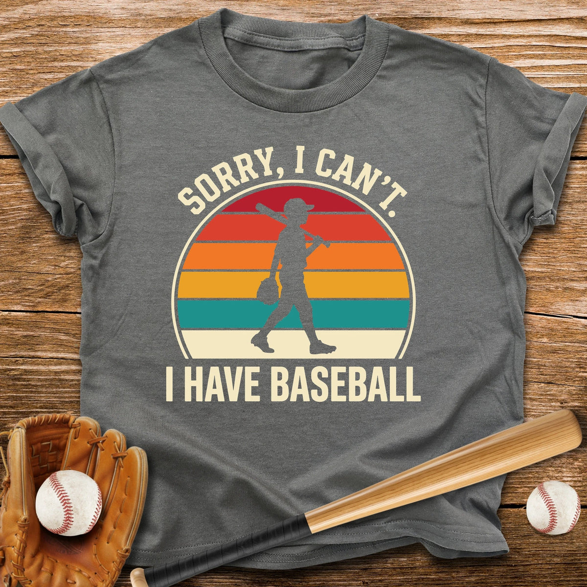 Sorry I Can't I Have Baseball Youth Tee - HomeRun PrintsKids clothes