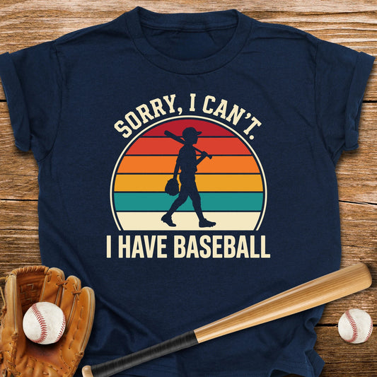 Sorry I Can't I Have Baseball Youth Tee - HomeRun PrintsKids clothes