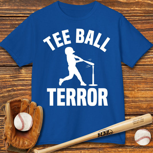 Tee Ball Terror Kids T-shirt - HomeRun PrintsKids clothes