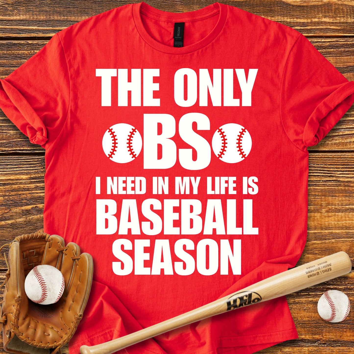 The Only BS Baseball T-Shirt - HomeRun PrintsT-Shirt