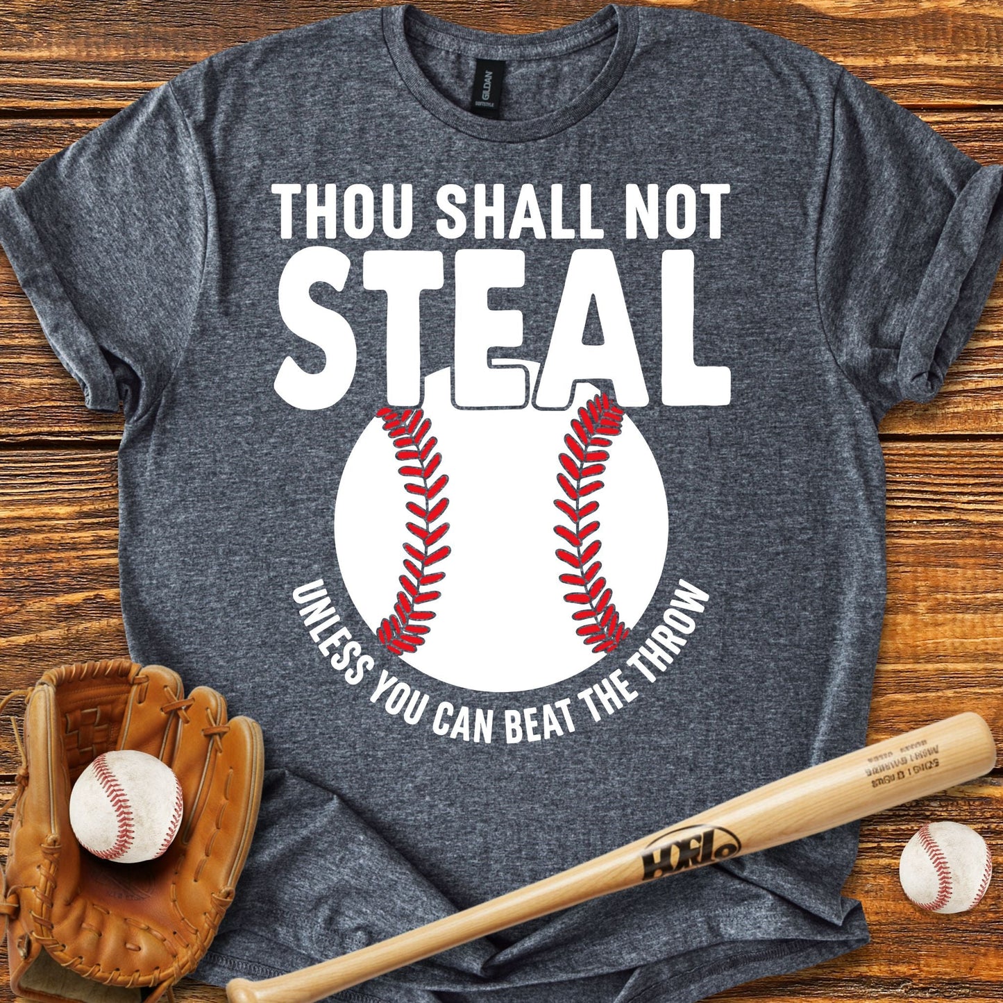 Thou Shalt Not Steal T-Shirt - HomeRun PrintsT-Shirt