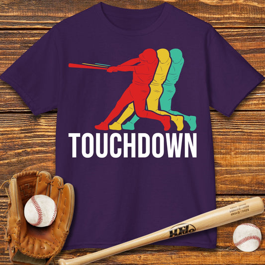 Touchdown Baseball Kids T-shirt - HomeRun PrintsKids clothes