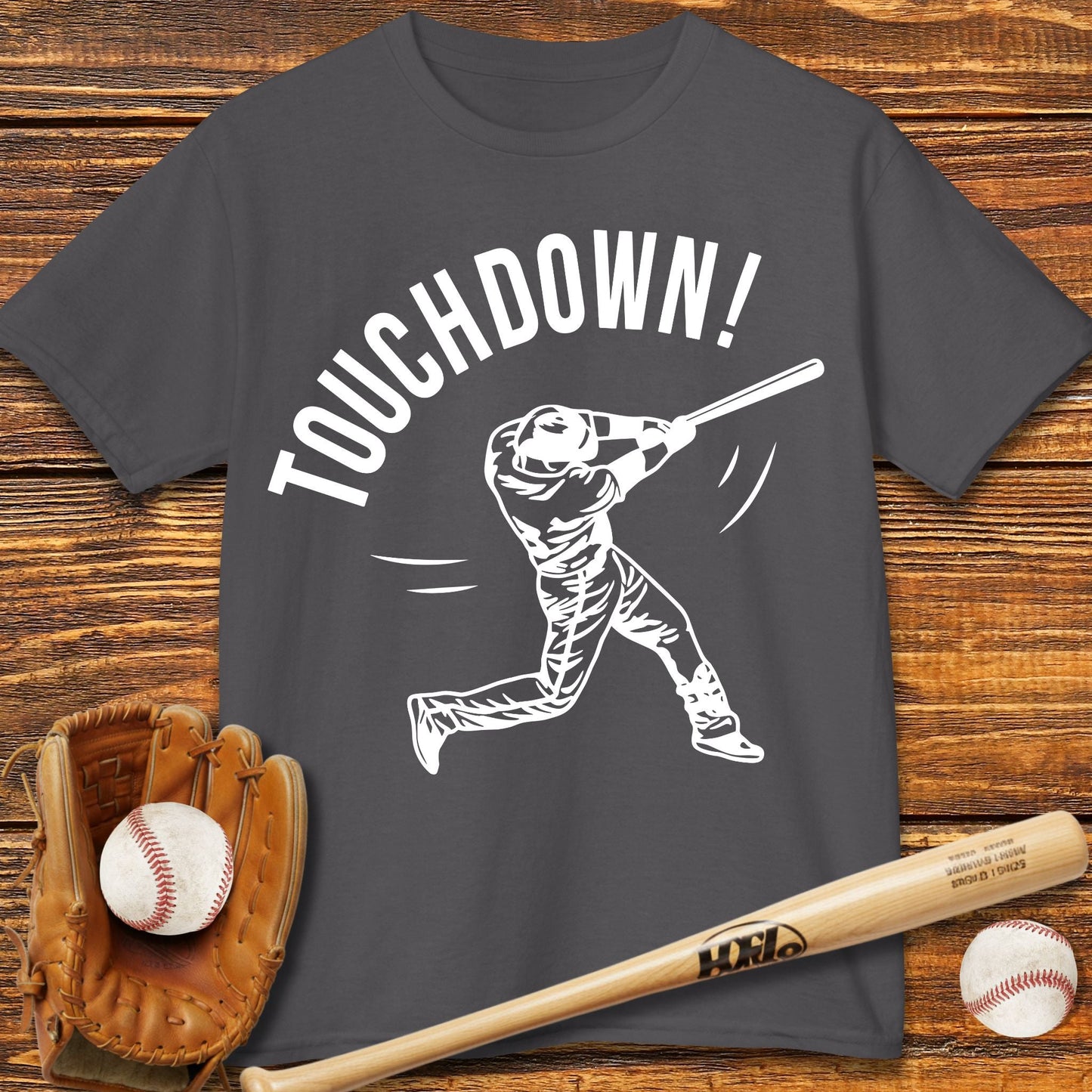 Touchdown Baseball Kids T-shirt - HomeRun PrintsKids clothes