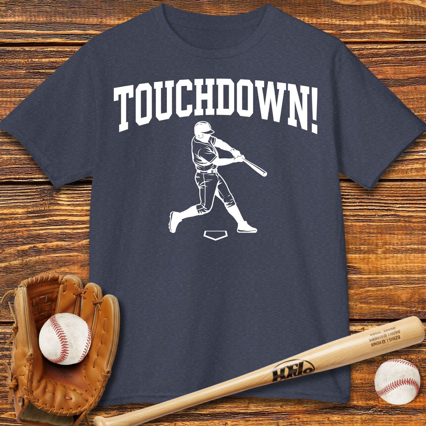 Touchdown Baseball Kids T-Shirt - HomeRun PrintsKids clothes