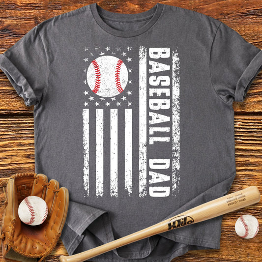 USA Baseball Dad T-Shirt - HomeRun PrintsT-Shirt