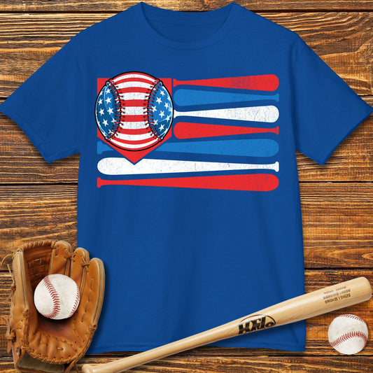 Usa Flag Kids T-Shirt - HomeRun PrintsKids clothes
