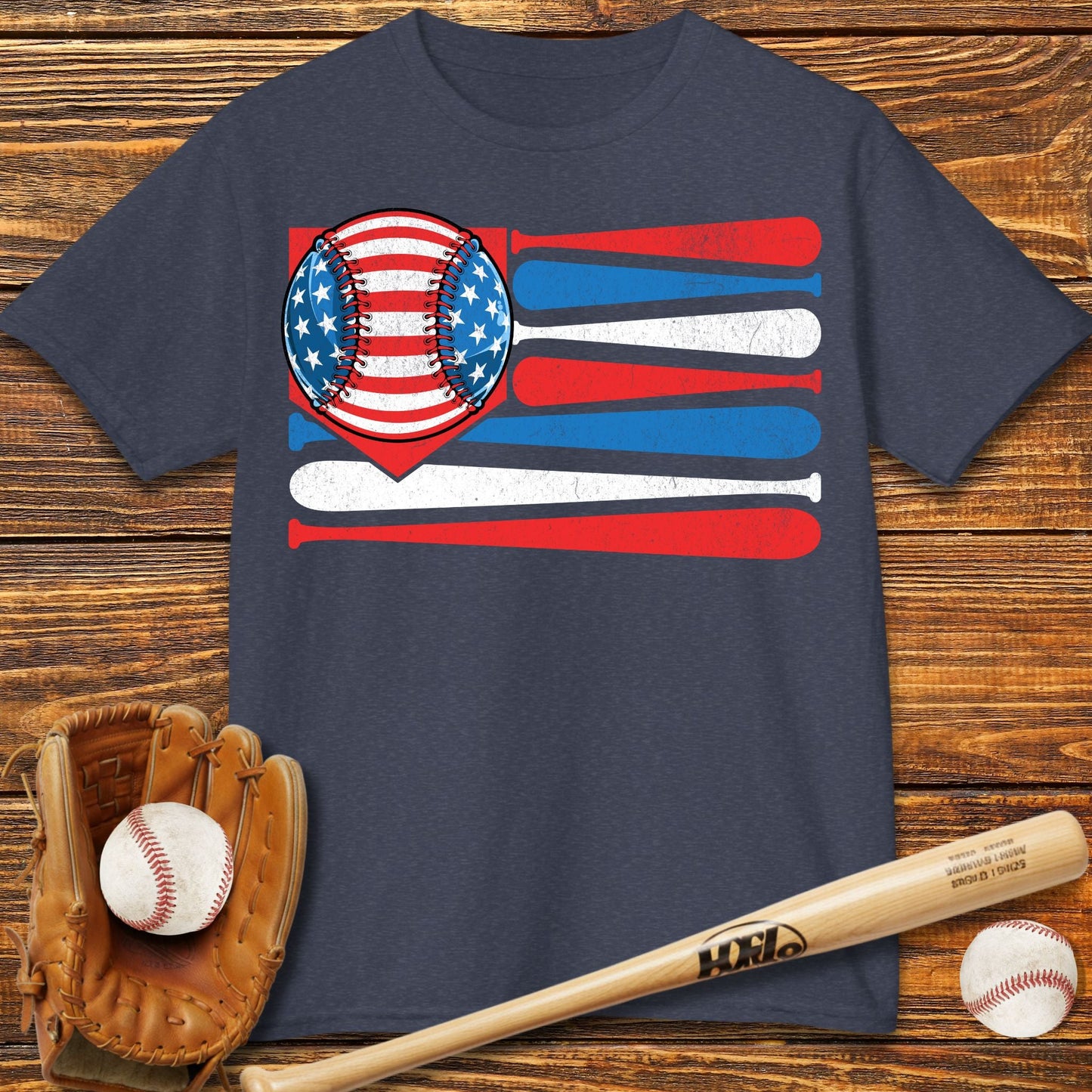 Usa Flag Kids T-Shirt - HomeRun PrintsKids clothes