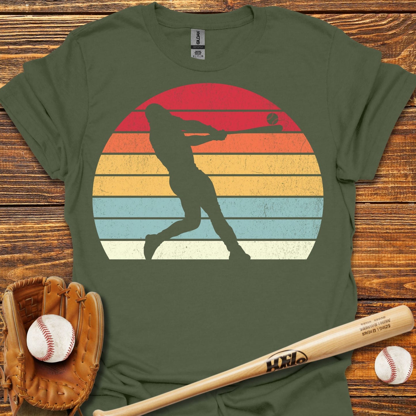 Vintage Batter T-Shirt - HomeRun PrintsT-Shirt
