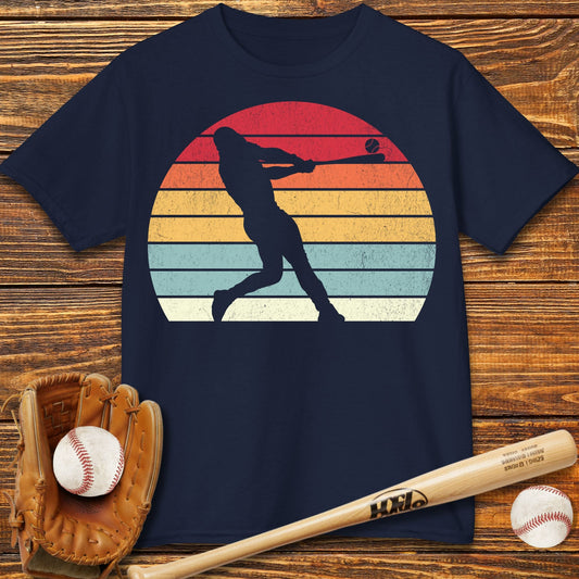 Vintage Batting Kids T-Shirt - HomeRun PrintsKids clothes