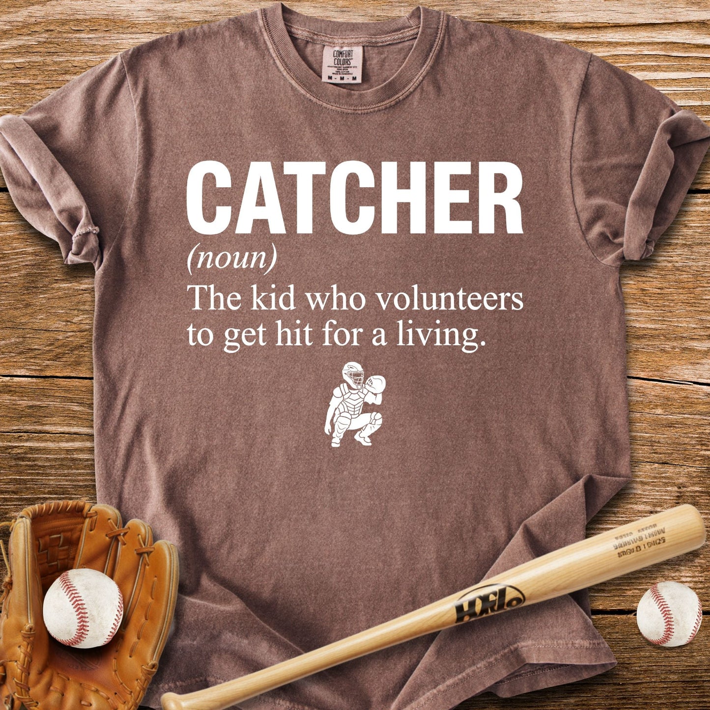 Volunteers To Get Hit T-Shirt - HomeRun PrintsComfort Colors