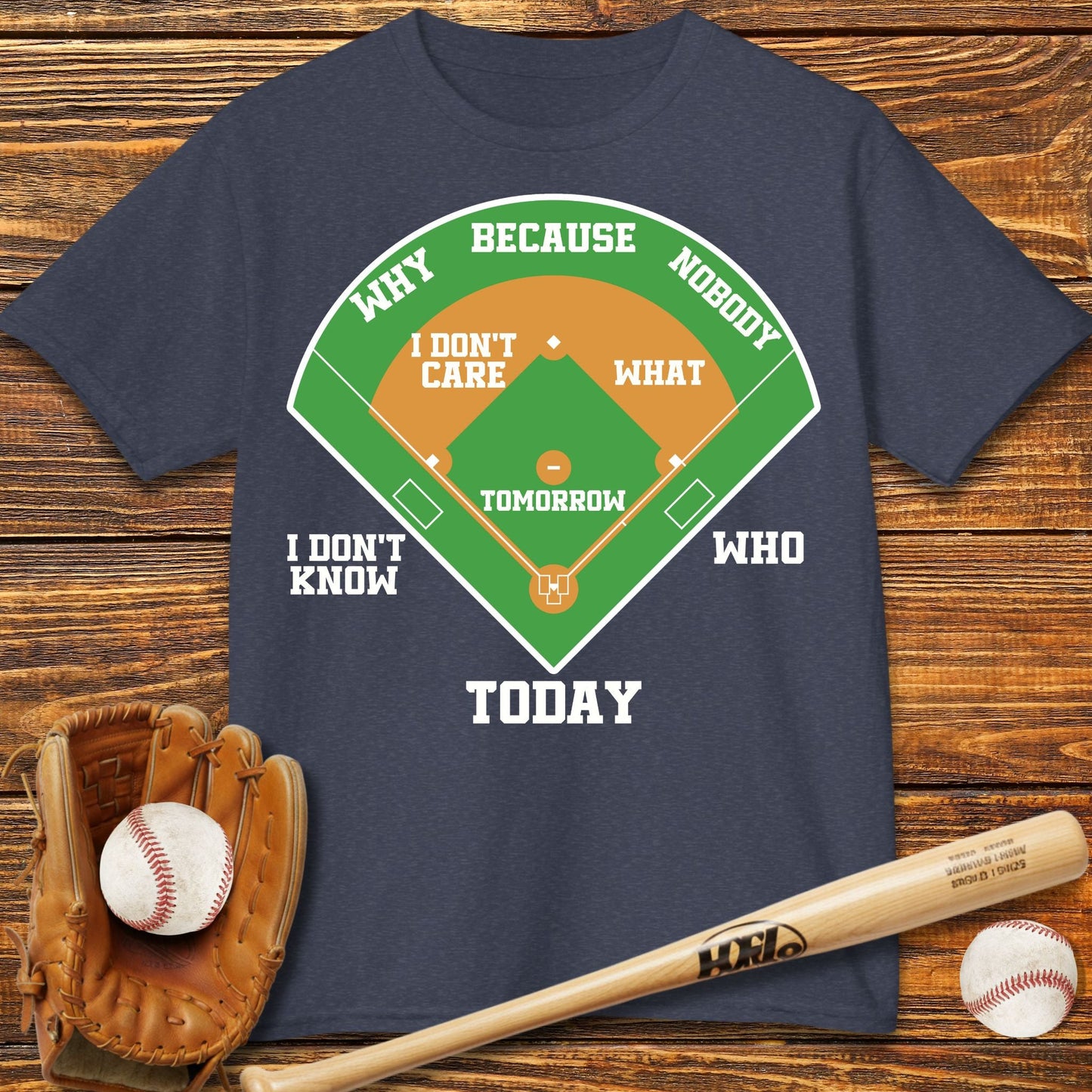 Who's on First Kids T-Shirt - HomeRun PrintsKids clothes