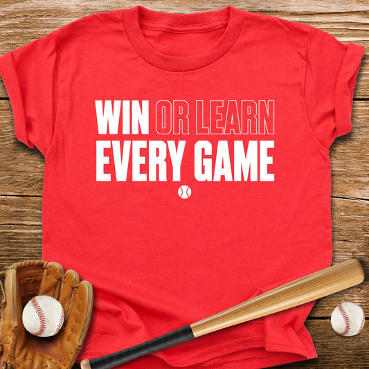 Win Or Learn Every Game Youth Tee - HomeRun PrintsKids clothes