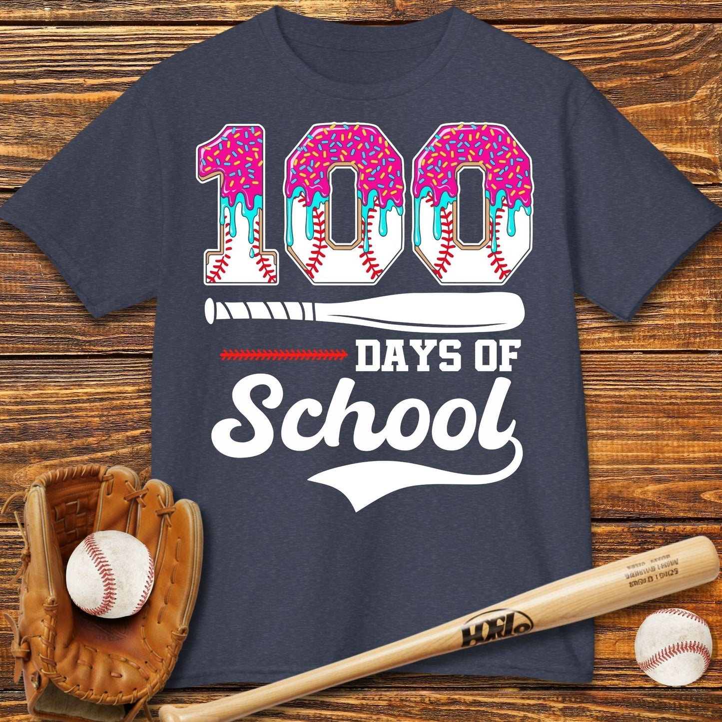 100 Days Of School Kids T-Shirt - HomeRun PrintsKids clothes