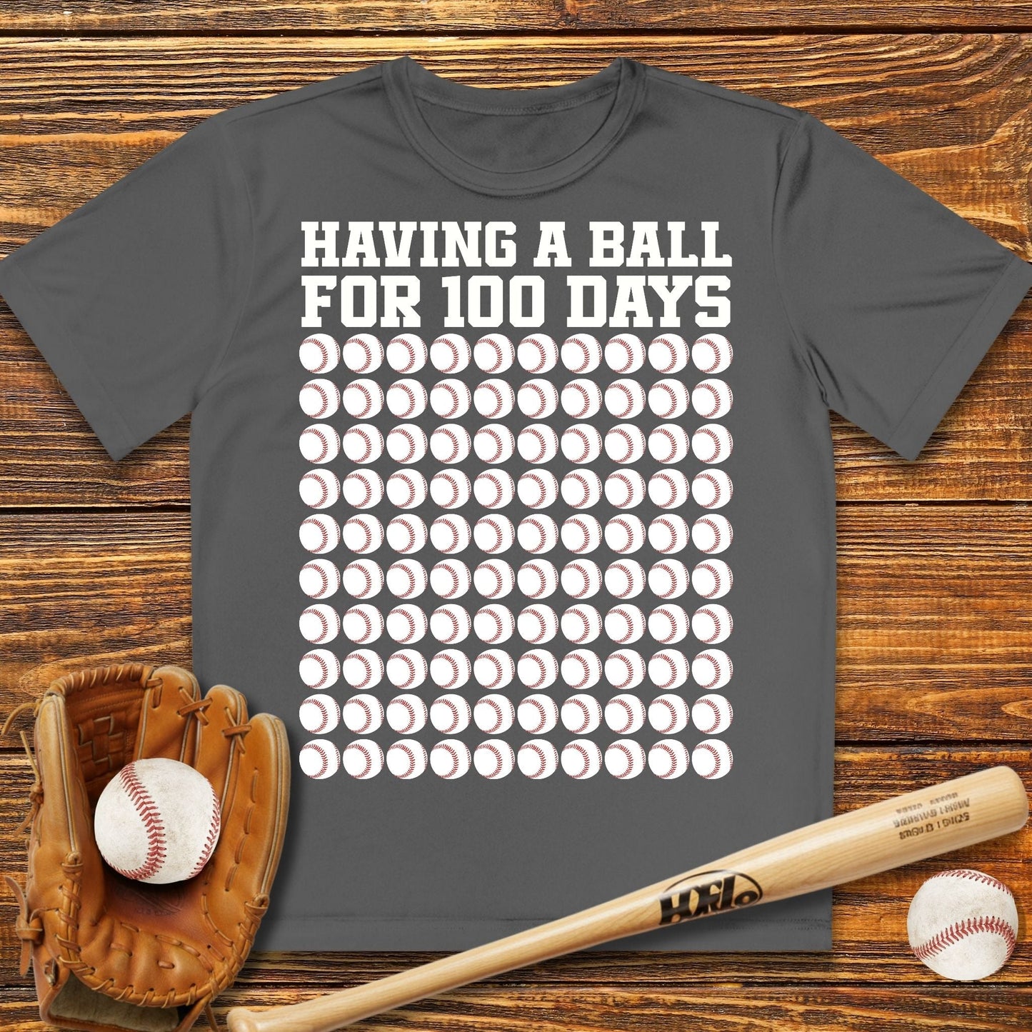 100 Days Of School Youth Athletic Tee - HomeRun PrintsKids clothes