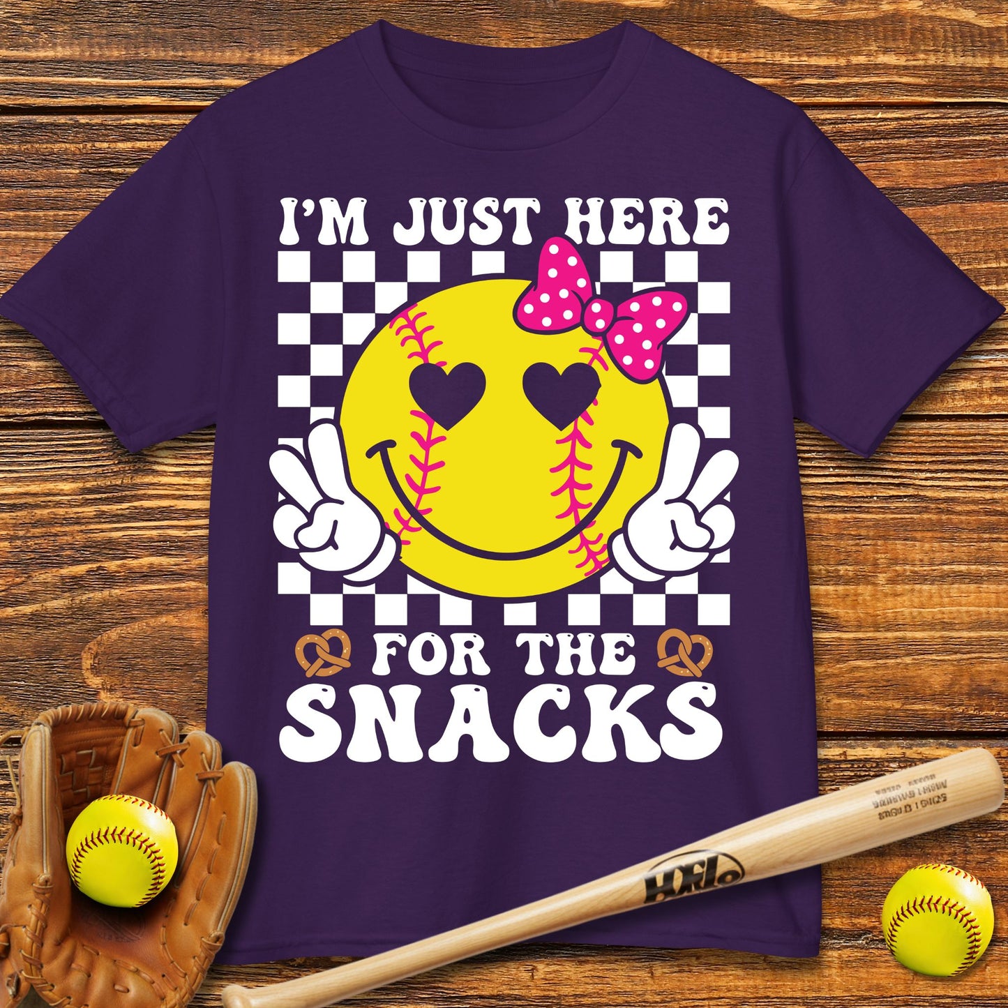 Softball Sister Kids T-shirt