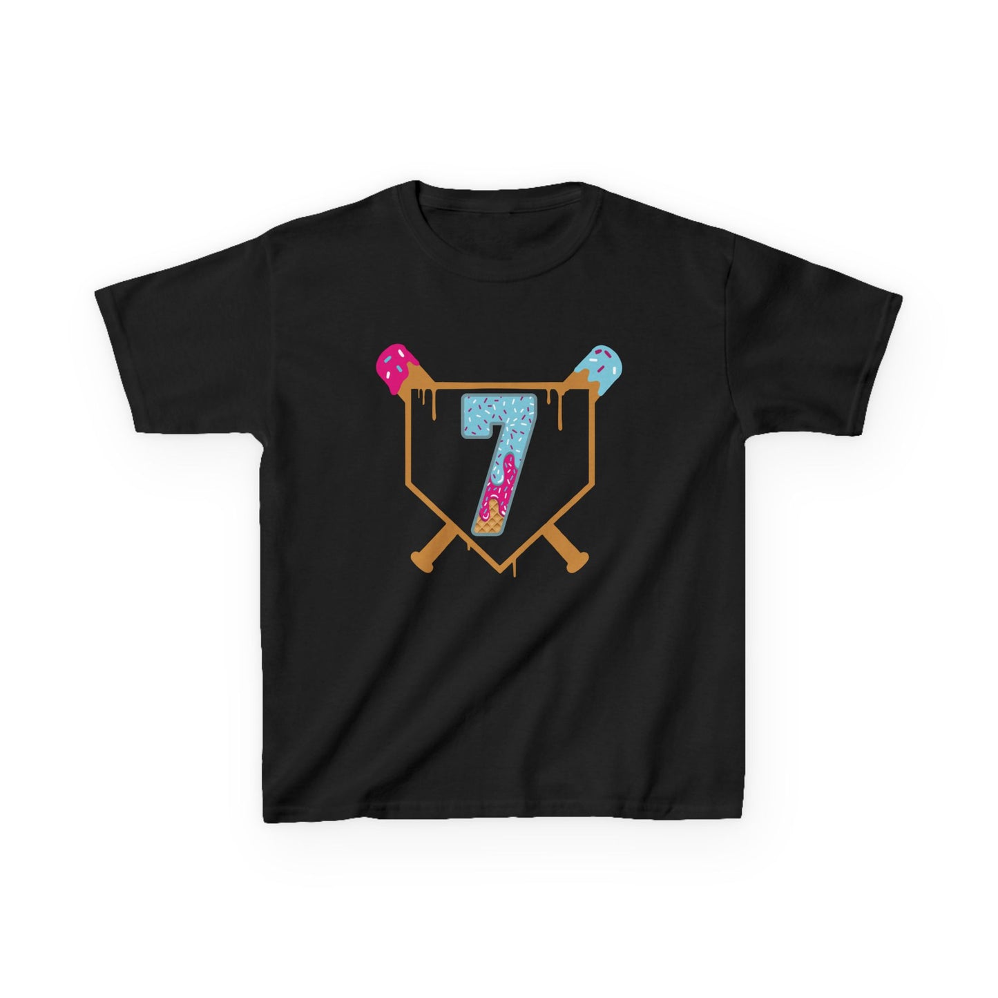 Baseball 7th Birthday Kids T-shirt