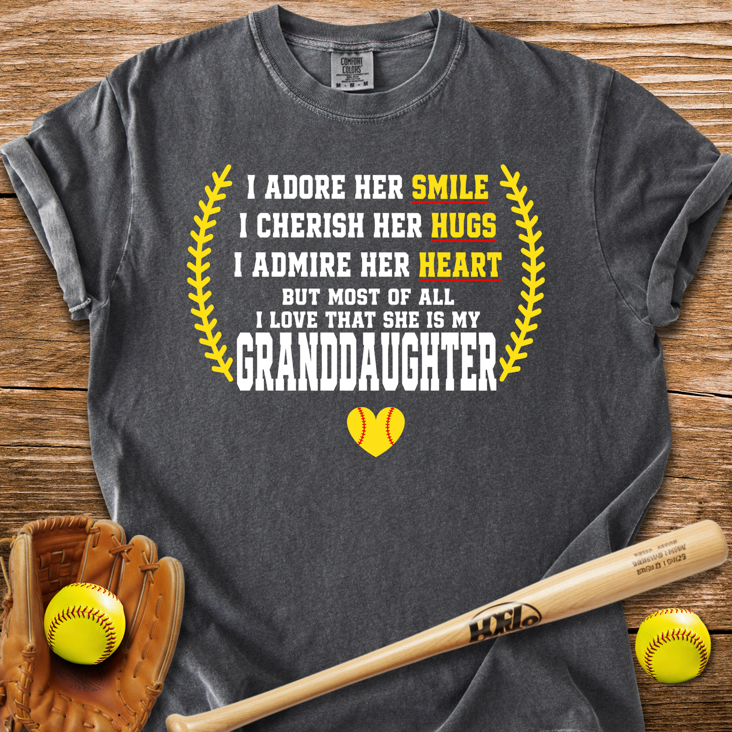 Adores Her Granddaughter T-Shirt
