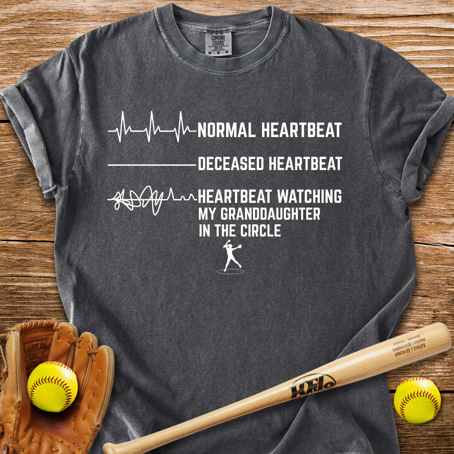 Granddaughter's Circle Flatlines Me T-Shirt