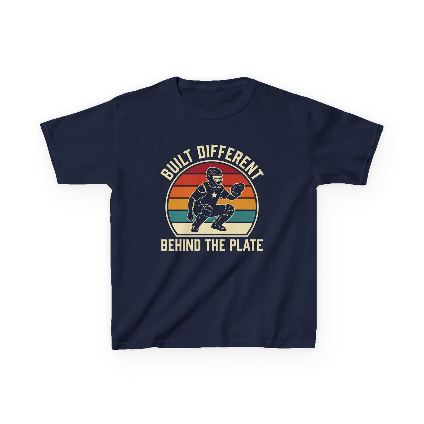 Built Different Catcher Kids T-shirt
