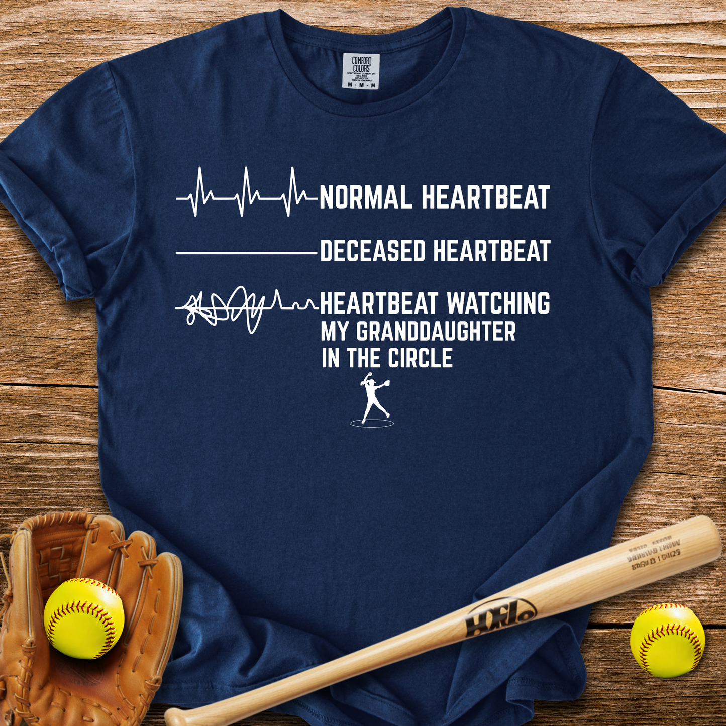 Granddaughter's Circle Flatlines Me T-Shirt